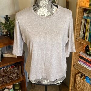 Club Monaco Tan Short Sleeve Women’s Sweater Top